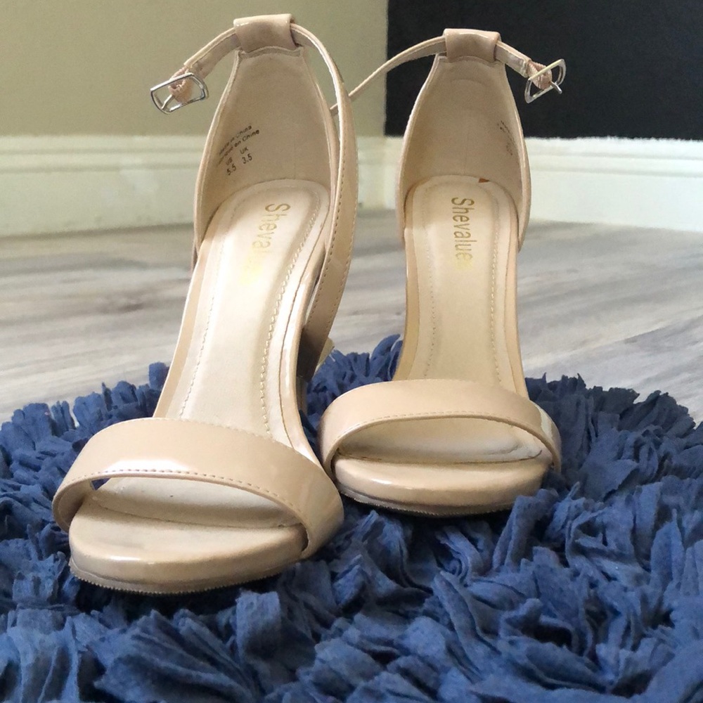 Shevalues Cream high heels